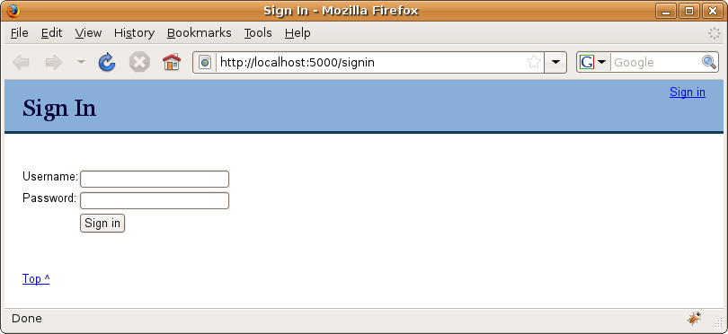 Figure 19-3. The updated sign-in page
